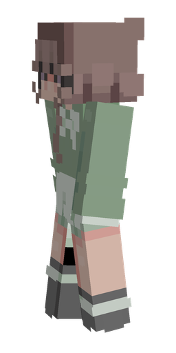 Gray skin: body, left side render