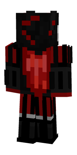 Black skin: body, back render