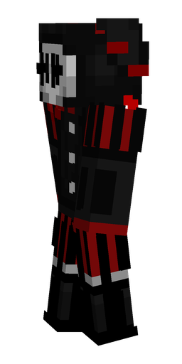 Black skin: body, left side render