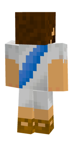 Brown skin: body, back render