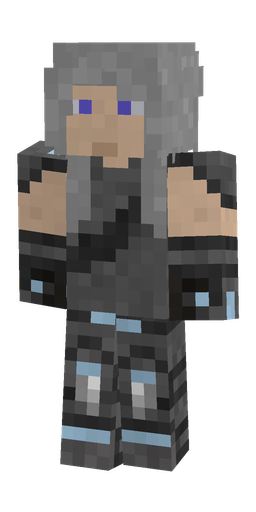 Black skin: body, front render
