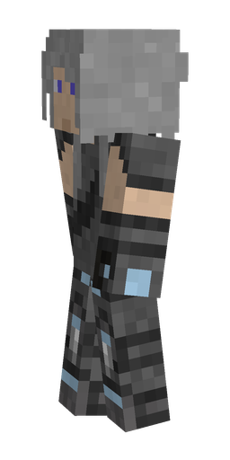 Black skin: body, left side render