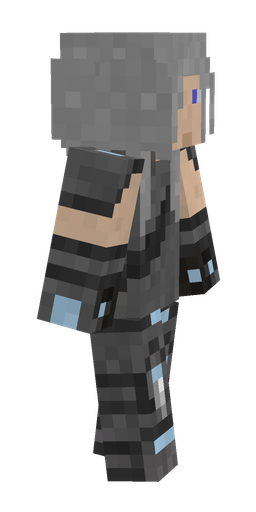 Black skin: body, right side render