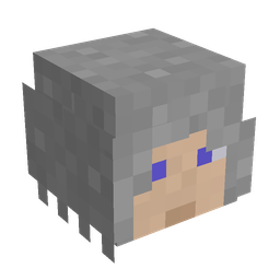 Black skin: head render