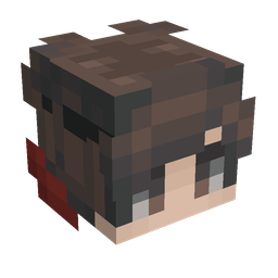 Black skin: head render