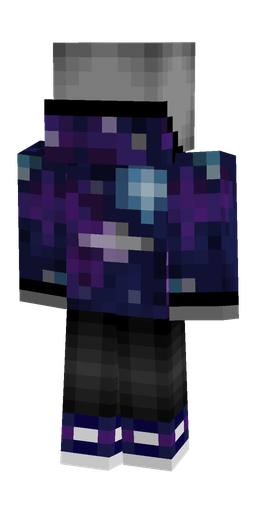 Black skin: body, back render