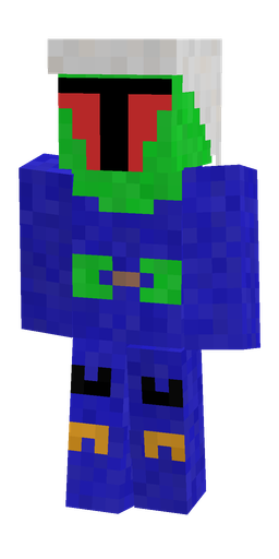 Blue skin: body, front render