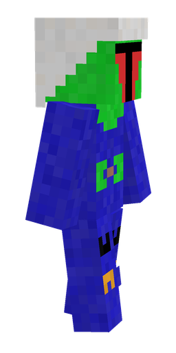 Blue skin: body, right side render