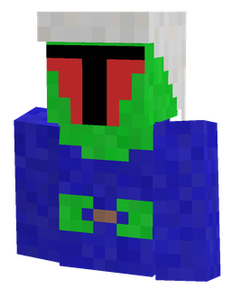 Blue skin: bust render