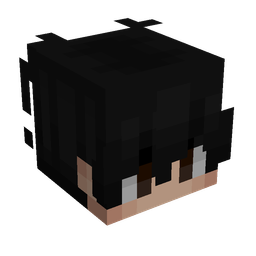 Black skin: head render