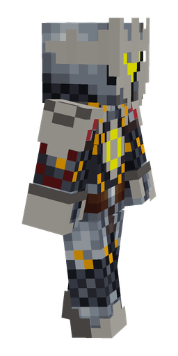 Black skin: body, right side render