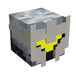 Black skin: head render