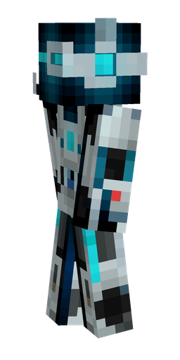 Black skin: body, left side render