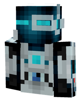 Black skin: bust render