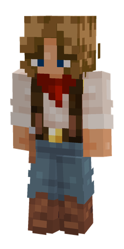 Blue skin: body, front render