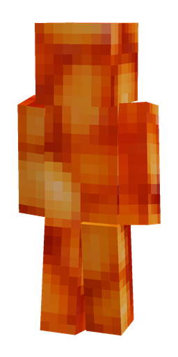 Orange skin: body, back render