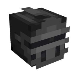 Black skin: head render