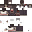 Black skin: raw texture render