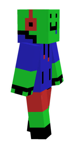 Black skin: body, right side render