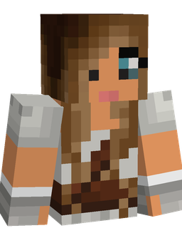 Brown skin: bust render