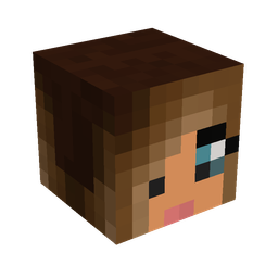 Brown skin: head render