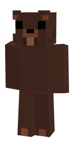 Brown skin: body, front render