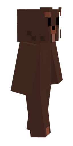 Brown skin: body, right side render
