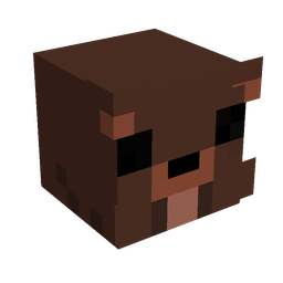 Brown skin: head render