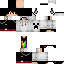 Black skin: raw texture render
