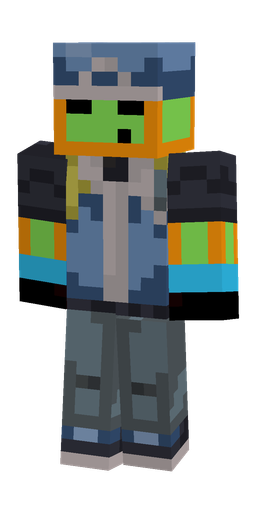 Black skin: body, front render