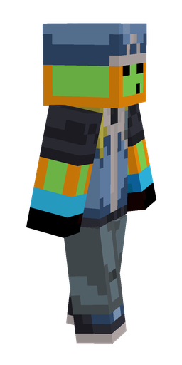 Black skin: body, right side render