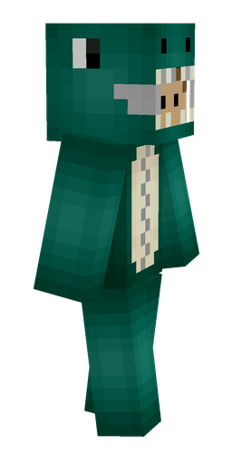 Blue skin: body, right side render