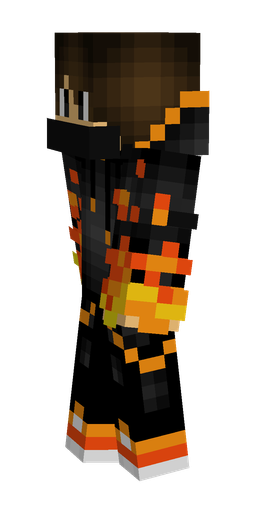 Black skin: body, left side render