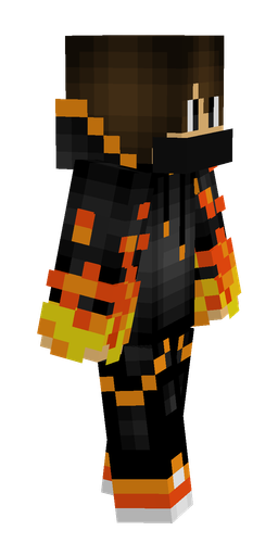 Black skin: body, right side render
