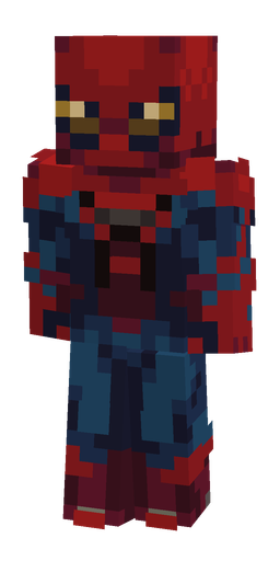 Blue skin: body, front render