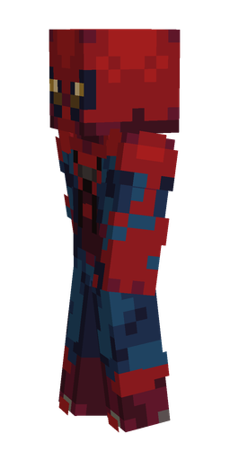 Blue skin: body, left side render