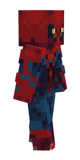 Blue skin: body, right side render