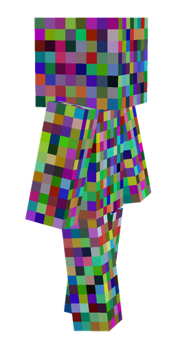 Blue skin: body, right side render