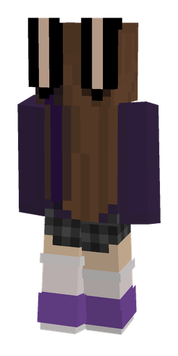 Brown skin: body, back render