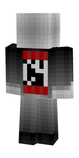 Black skin: body, back render