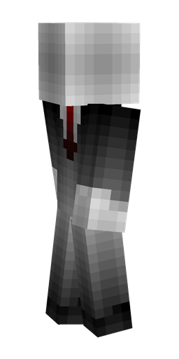 Black skin: body, left side render