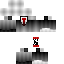 Black skin: raw texture render