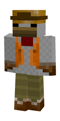 Brown skin: body, front render