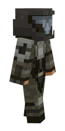 Black skin: body, right side render