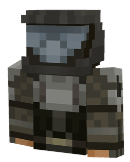 Black skin: bust render