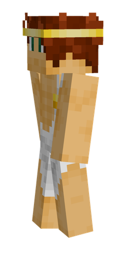 Brown skin: body, left side render