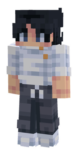 Blue skin: body, front render
