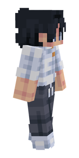 Blue skin: body, right side render