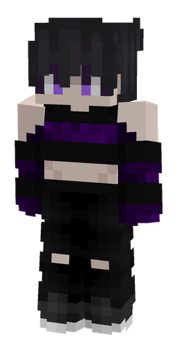 Black skin: body, front render