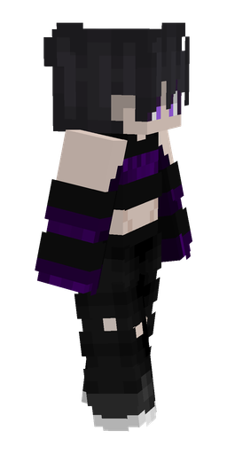 Black skin: body, right side render